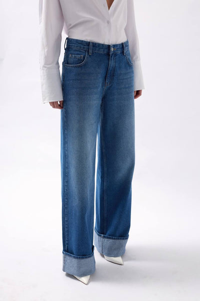 Blue High Waist Jeans